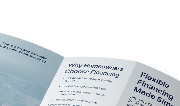 Printed marketing brochure